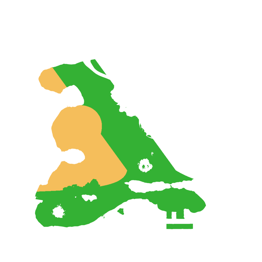 Biome Rust Map: Procedural Map, Size: 2000, Seed: 1763245465