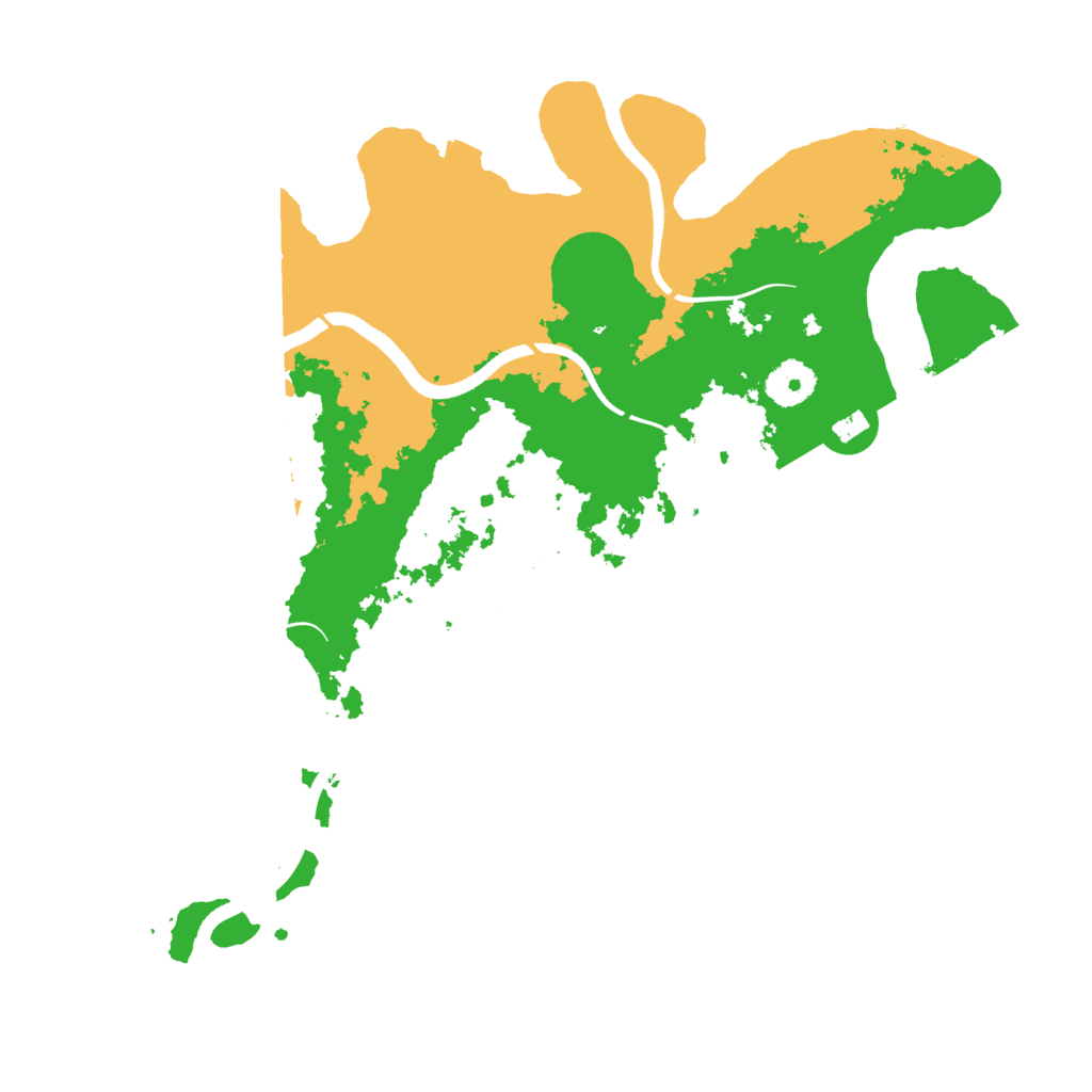 Biome Rust Map: Procedural Map, Size: 3500, Seed: 650884416