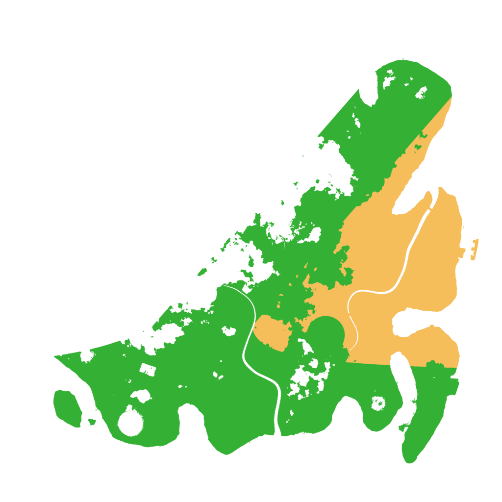 Biome Rust Map: Procedural Map, Size: 3500, Seed: 318144997