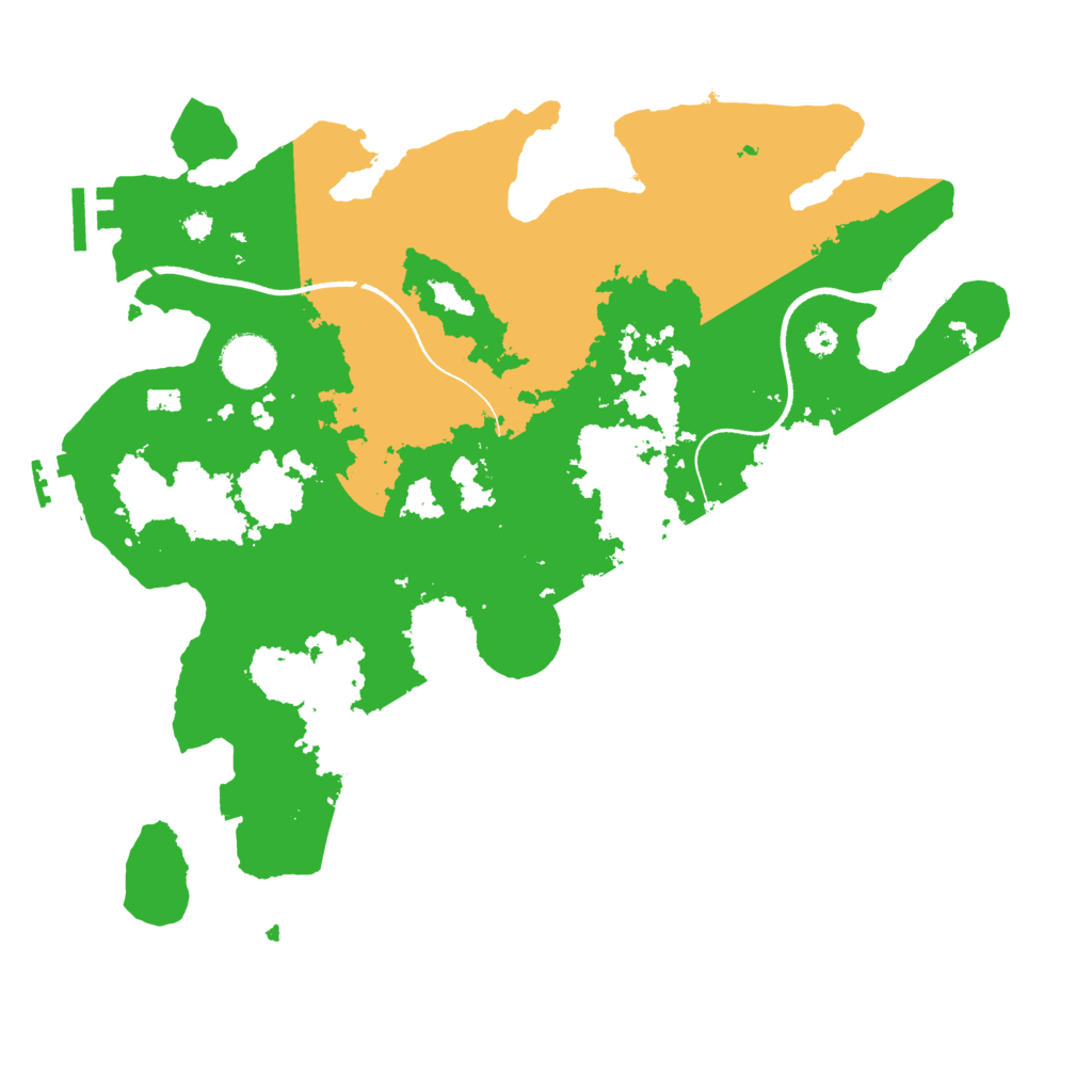 Biome Rust Map: Procedural Map, Size: 3500, Seed: 34652737