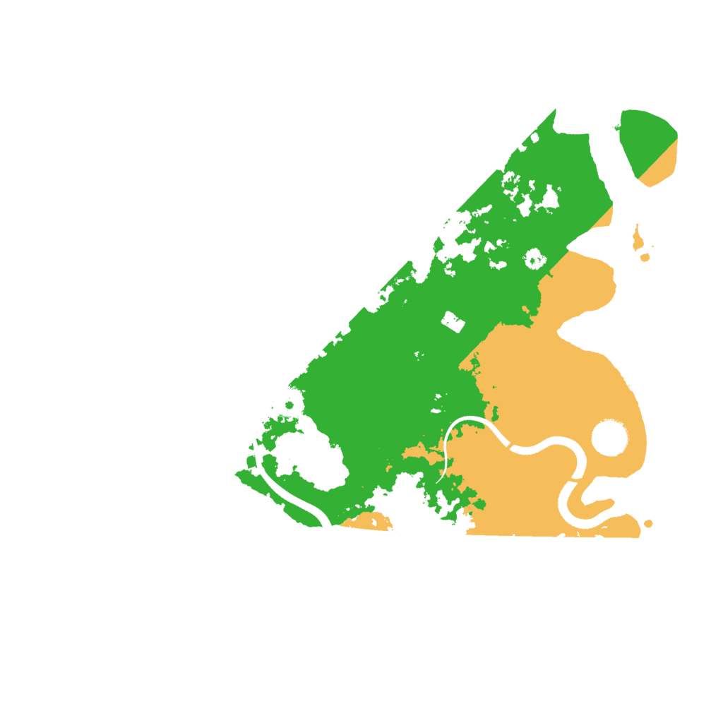 Biome Rust Map: Procedural Map, Size: 3500, Seed: 401587587