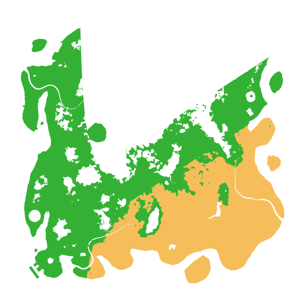 Biome Rust Map: Procedural Map, Size: 4450, Seed: 21264