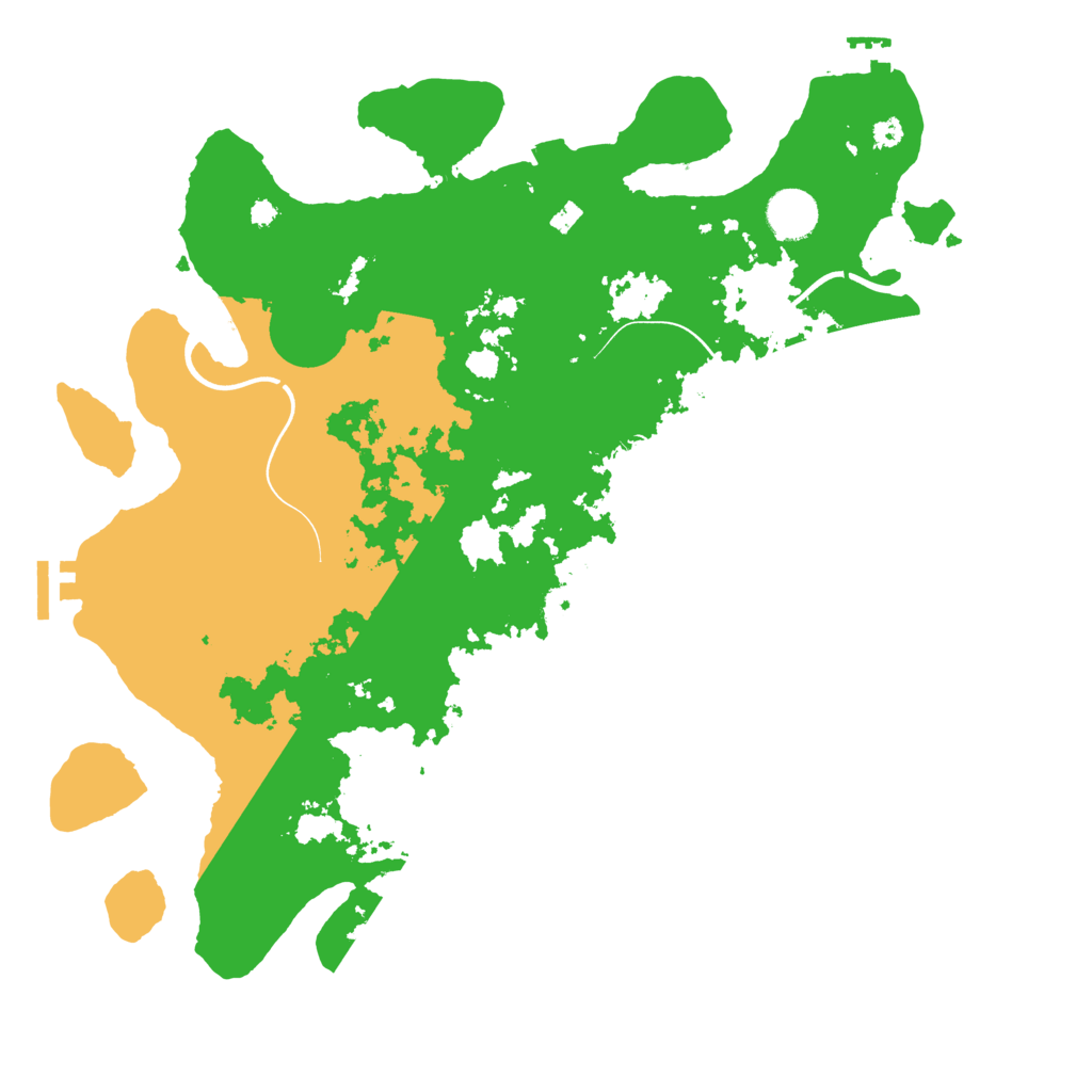 Biome Rust Map: Procedural Map, Size: 3750, Seed: 92921585
