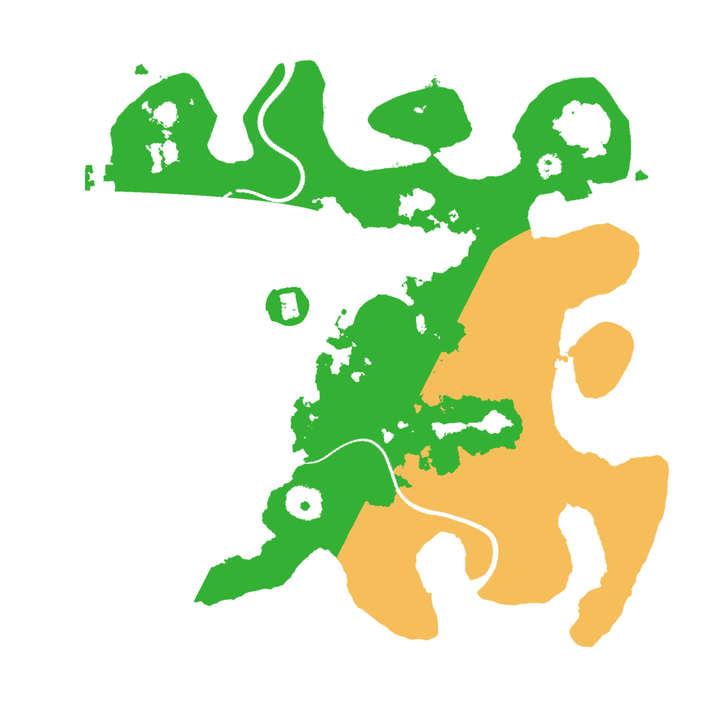 Biome Rust Map: Procedural Map, Size: 3000, Seed: 1422995709