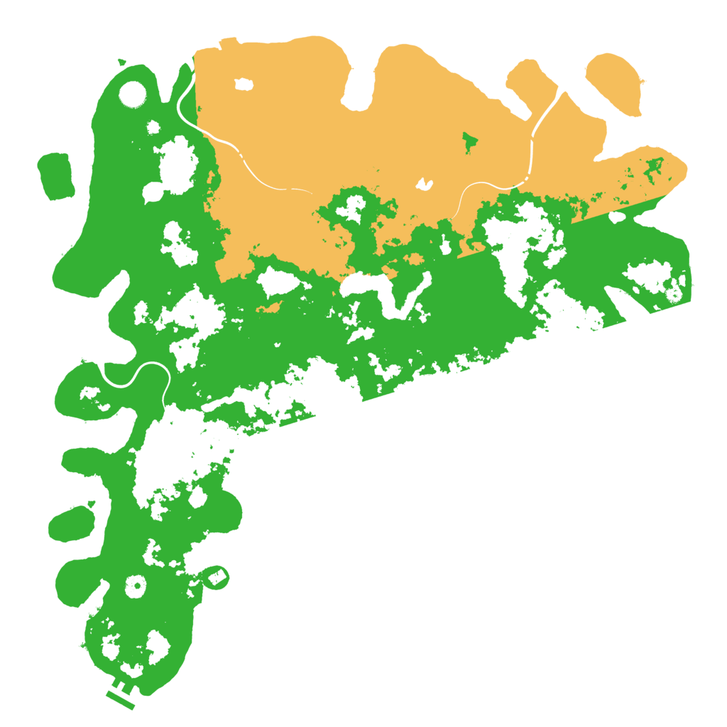 Biome Rust Map: Procedural Map, Size: 4800, Seed: 1605722115