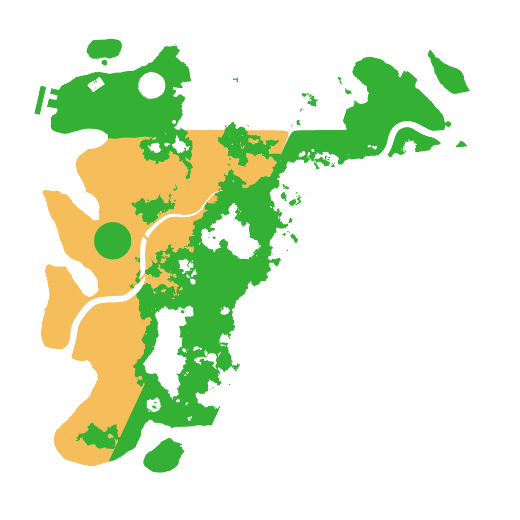 Biome Rust Map: Procedural Map, Size: 3700, Seed: 1019746519
