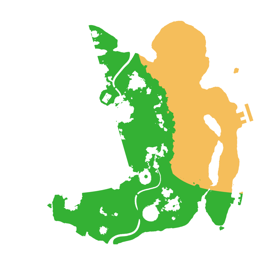 Biome Rust Map: Procedural Map, Size: 3000, Seed: 789986800