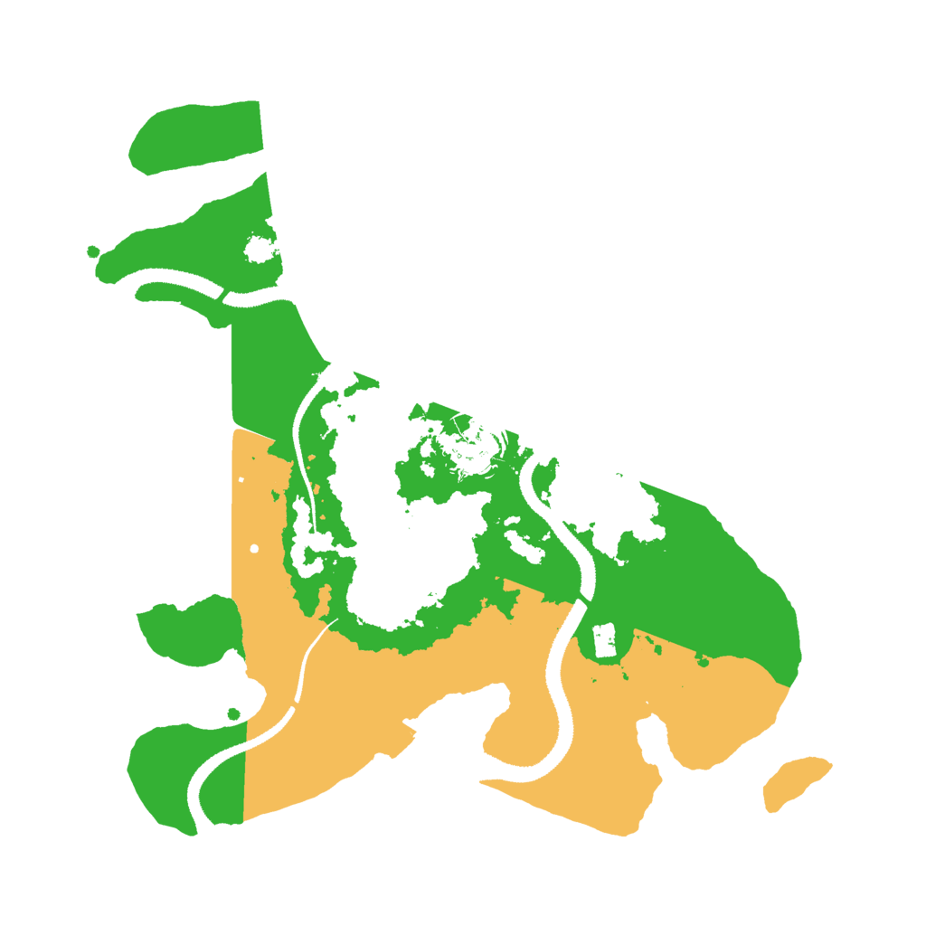 Biome Rust Map: Procedural Map, Size: 3000, Seed: 809077547