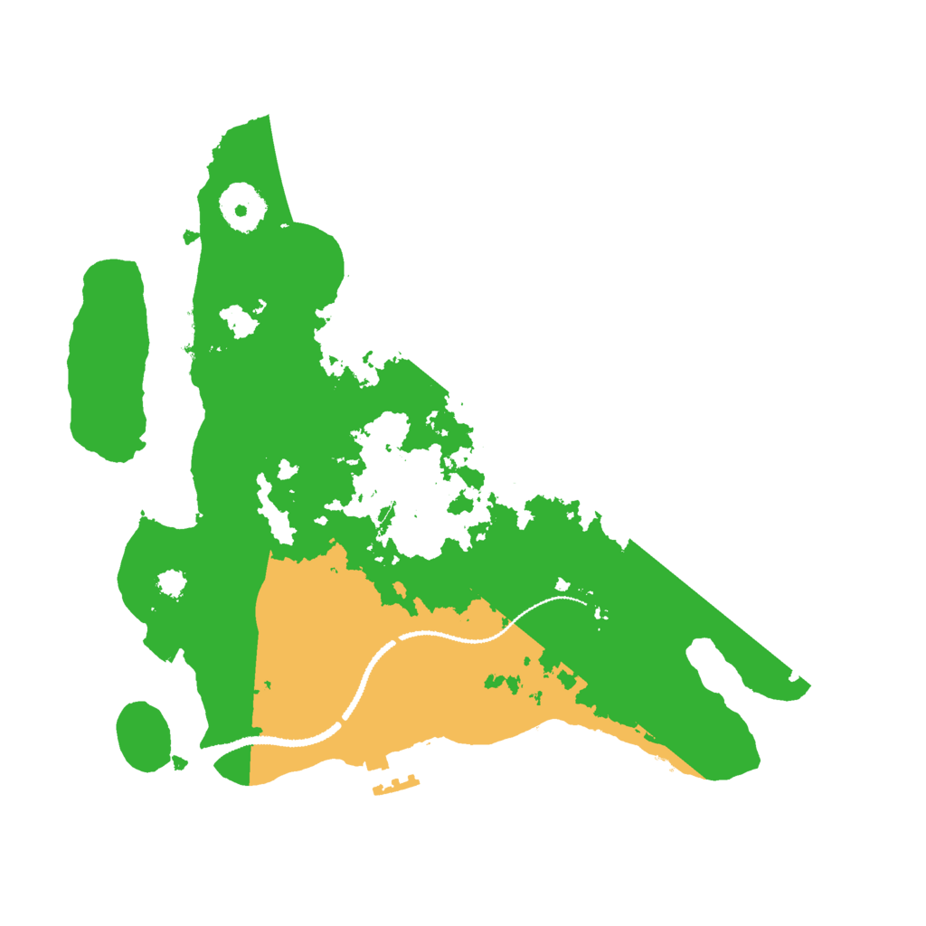 Biome Rust Map: Procedural Map, Size: 3000, Seed: 1984043763