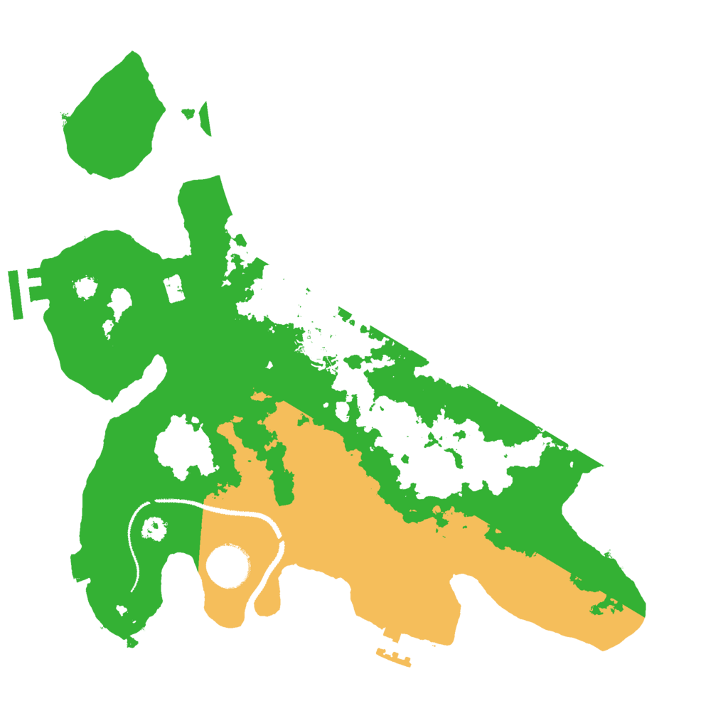 Biome Rust Map: Procedural Map, Size: 3000, Seed: 7539054