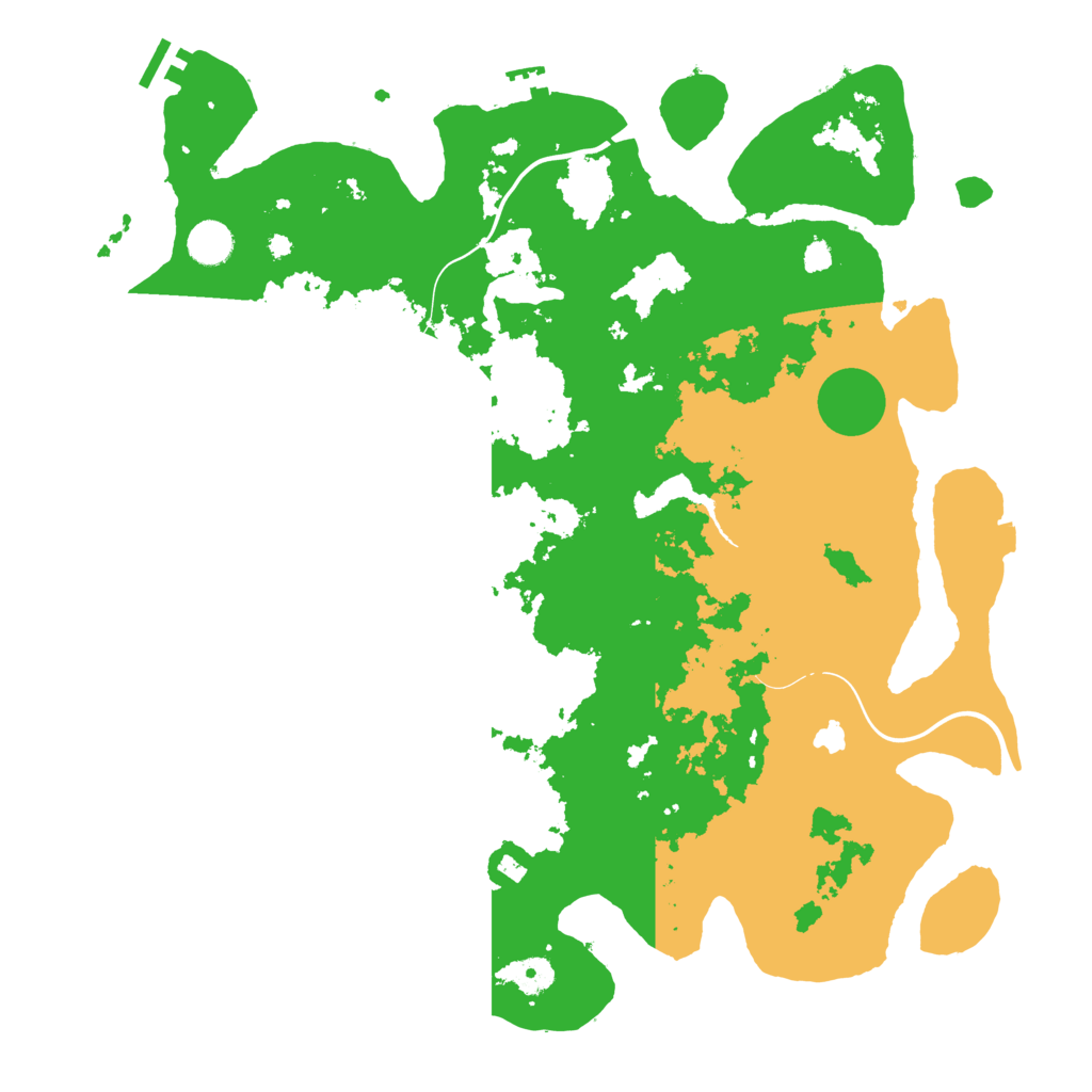 Biome Rust Map: Procedural Map, Size: 4250, Seed: 1260341163