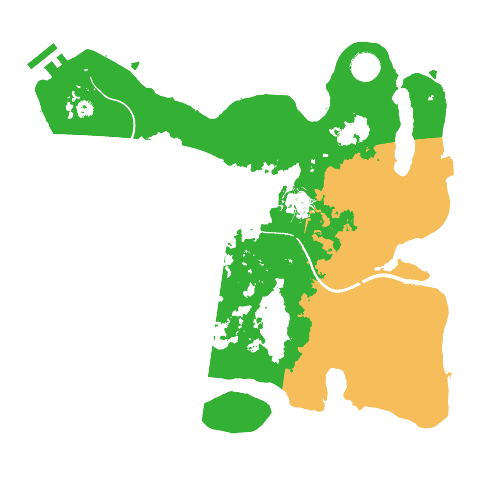 Biome Rust Map: Procedural Map, Size: 3000, Seed: 828589131