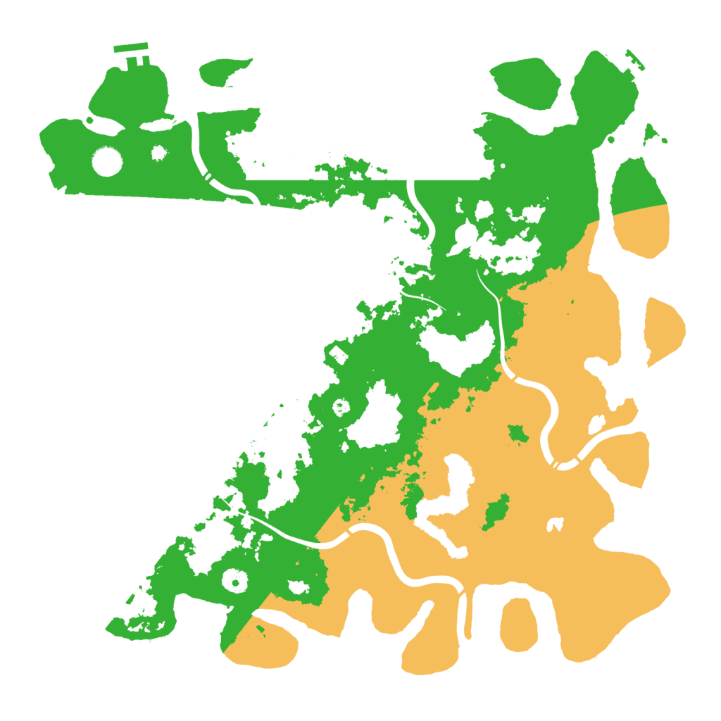 Biome Rust Map: Procedural Map, Size: 4250, Seed: 4132