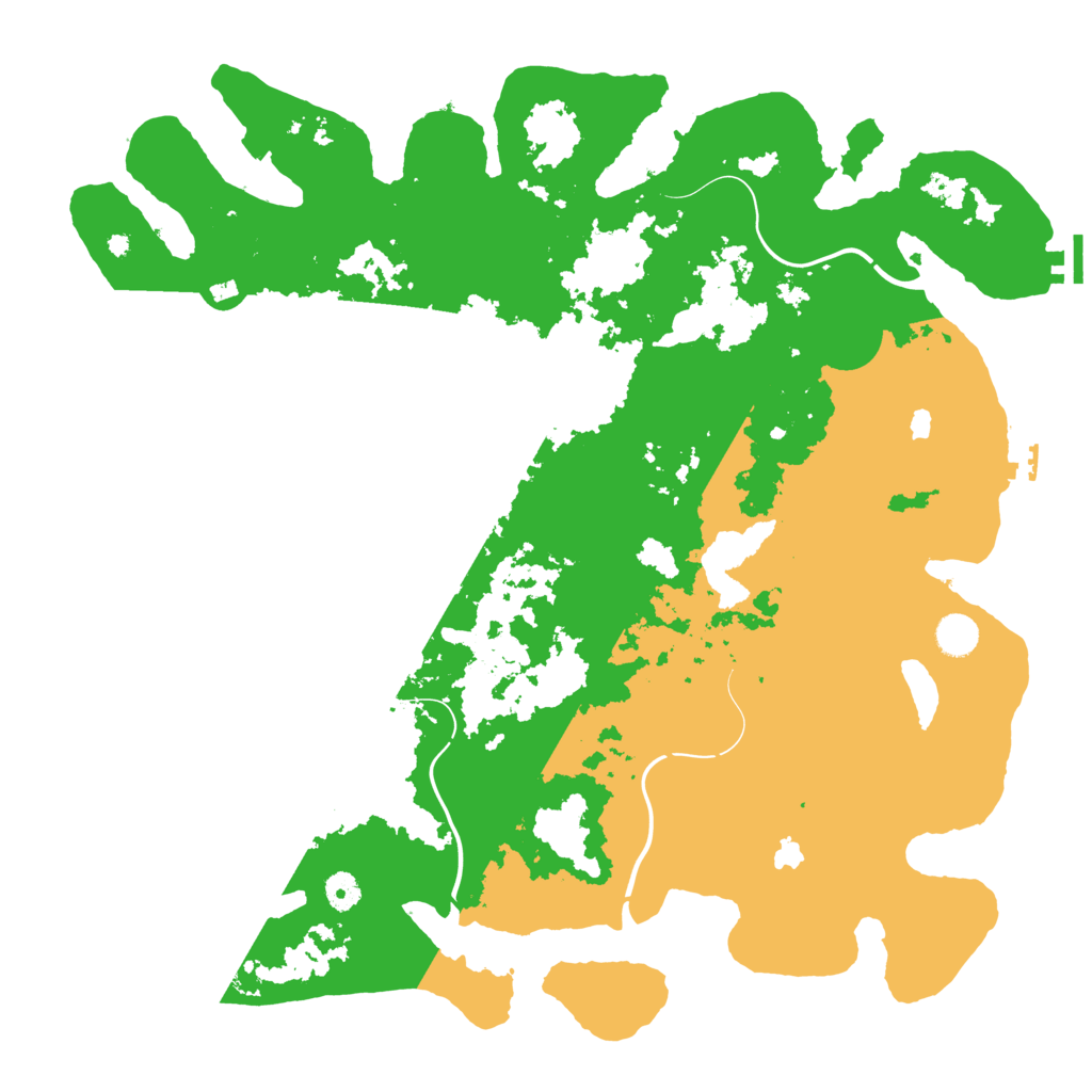 Biome Rust Map: Procedural Map, Size: 4500, Seed: 1492718538