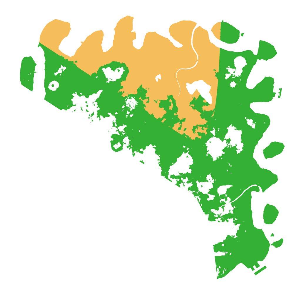 Biome Rust Map: Procedural Map, Size: 4500, Seed: 2093889066