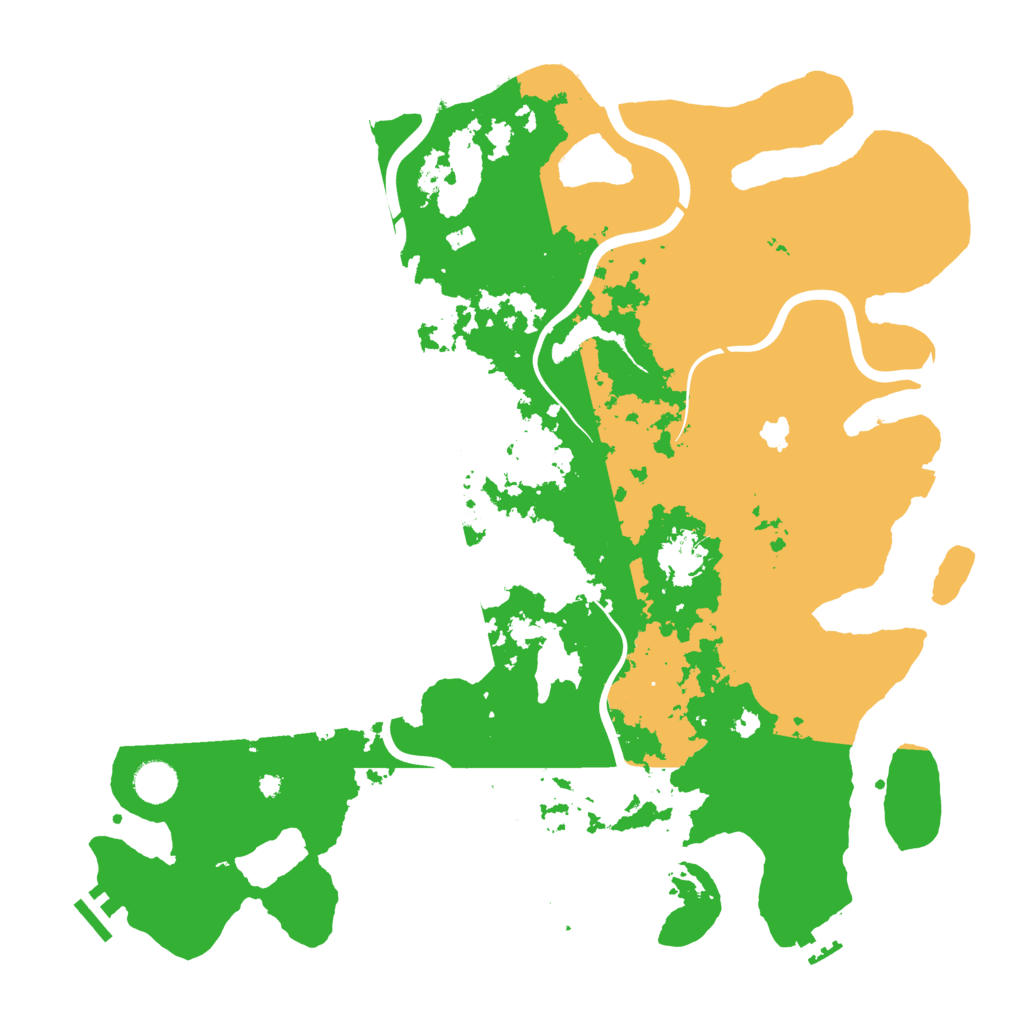 Biome Rust Map: Procedural Map, Size: 4200, Seed: 1909832433