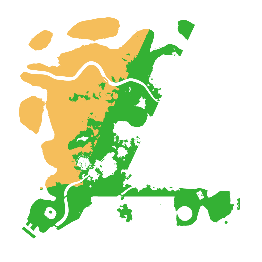Biome Rust Map: Procedural Map, Size: 3400, Seed: 1196295732