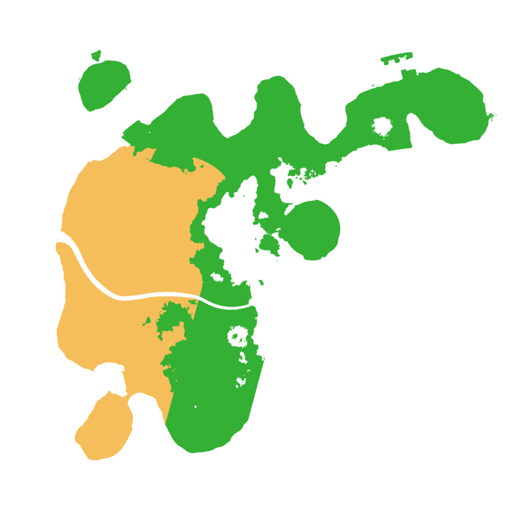 Biome Rust Map: Procedural Map, Size: 2500, Seed: 2047475517
