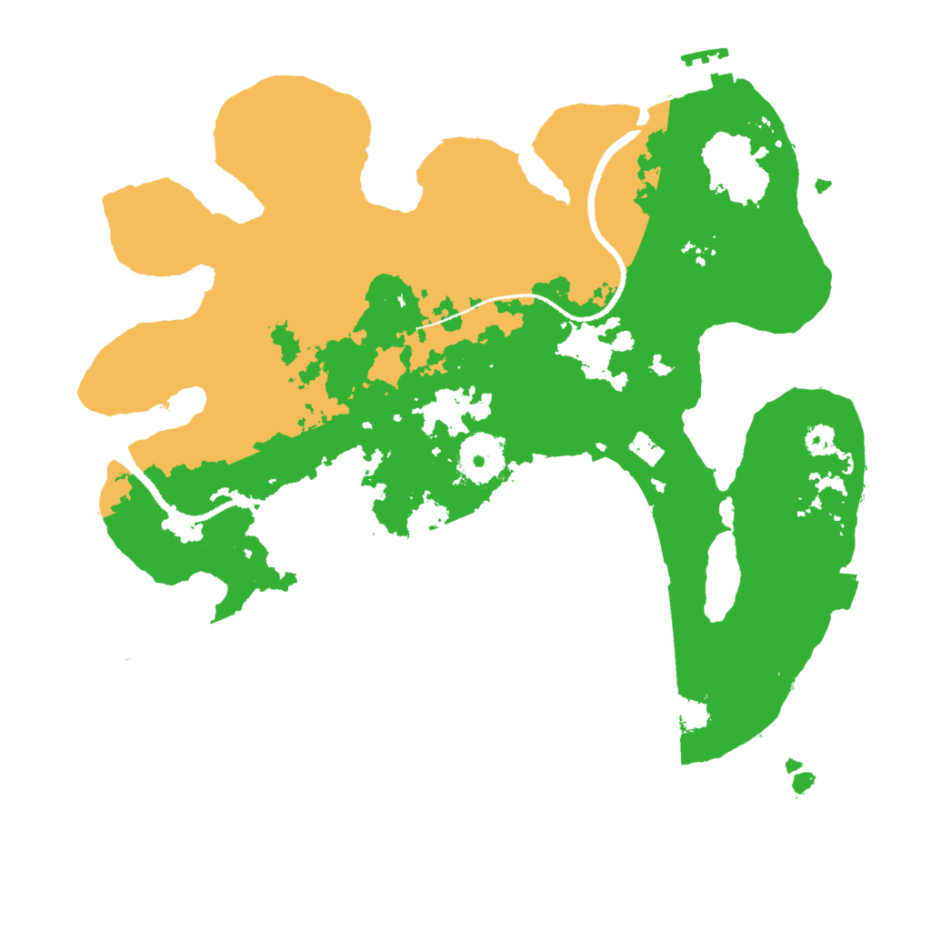 Biome Rust Map: Procedural Map, Size: 3000, Seed: 1104929239