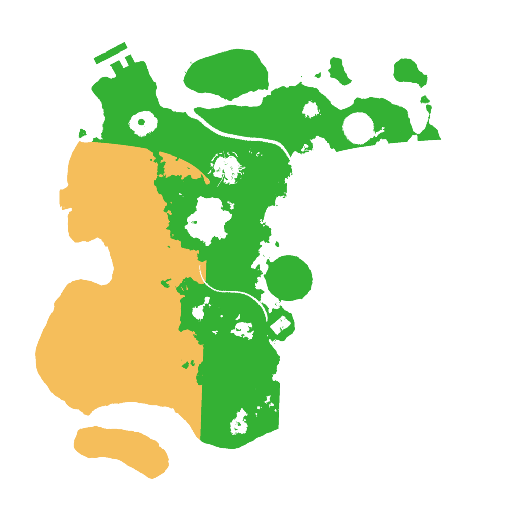 Biome Rust Map: Procedural Map, Size: 3000, Seed: 712968626