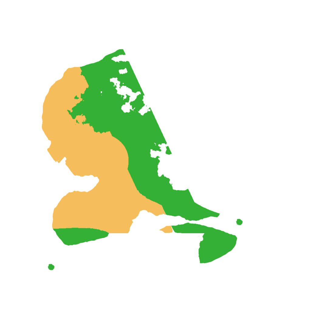 Biome Rust Map: Procedural Map, Size: 2000, Seed: 2070158176