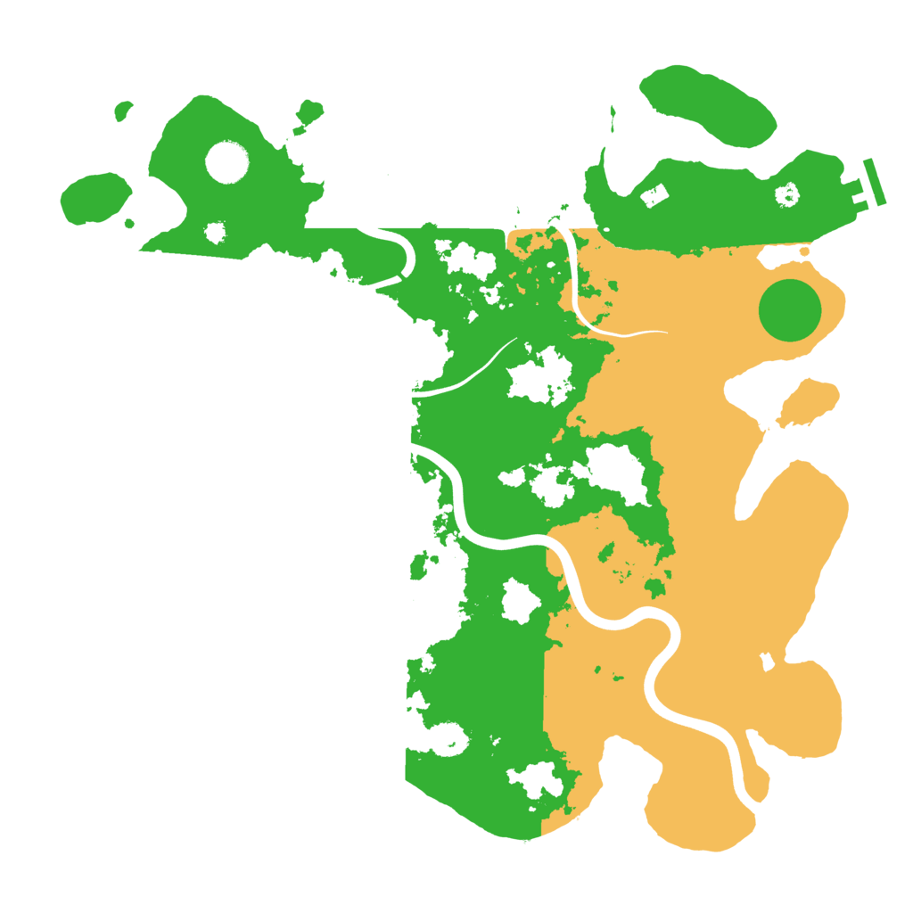 Biome Rust Map: Procedural Map, Size: 3850, Seed: 1133439365