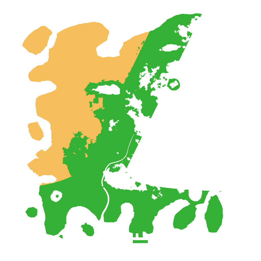 Biome Rust Map: Procedural Map, Size: 3500, Seed: 19726120