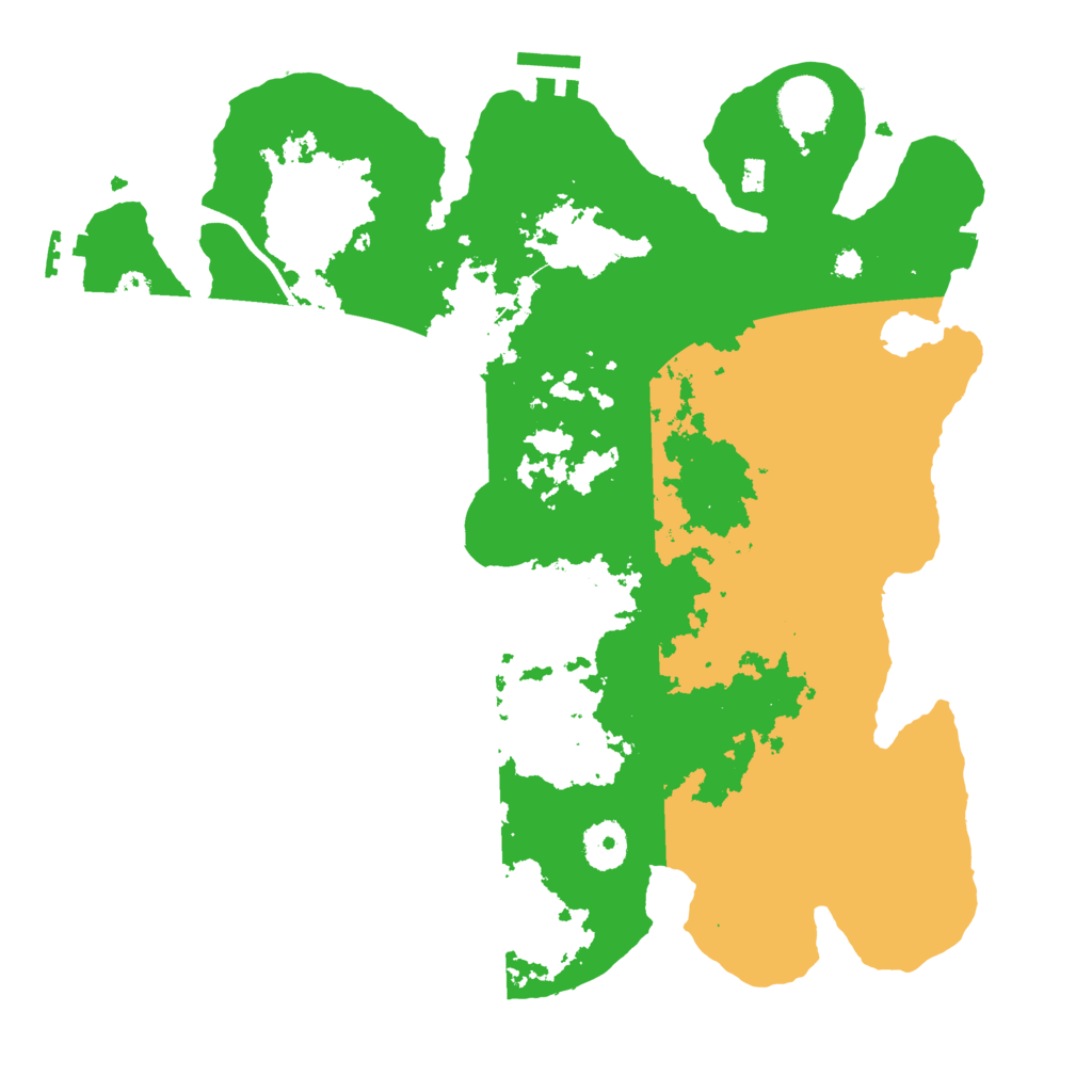 Biome Rust Map: Procedural Map, Size: 3500, Seed: 363857085