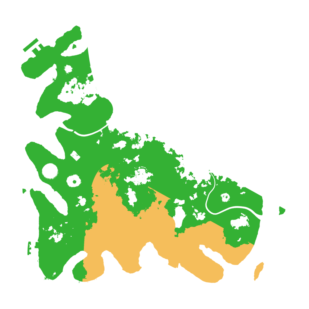 Biome Rust Map: Procedural Map, Size: 3500, Seed: 701303582