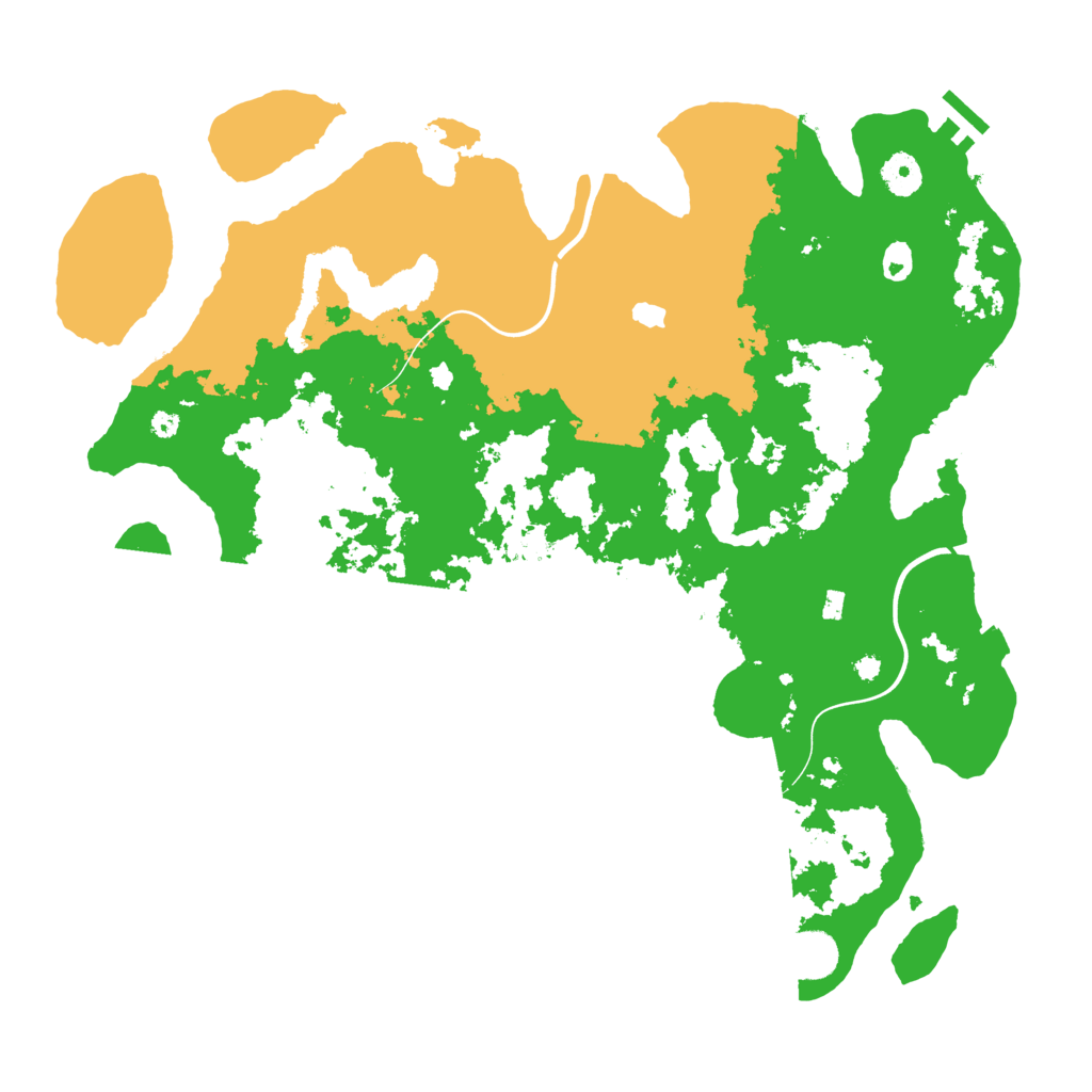 Biome Rust Map: Procedural Map, Size: 4000, Seed: 744850215