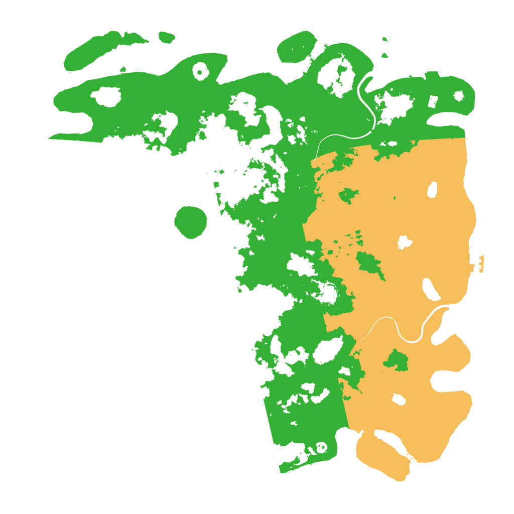 Biome Rust Map: Procedural Map, Size: 4500, Seed: 357411076