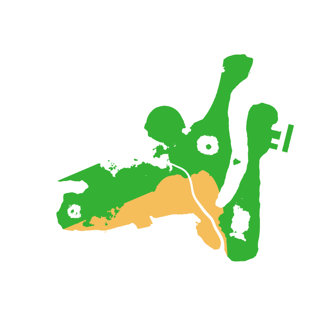 Biome Rust Map: Procedural Map, Size: 2250, Seed: 54546