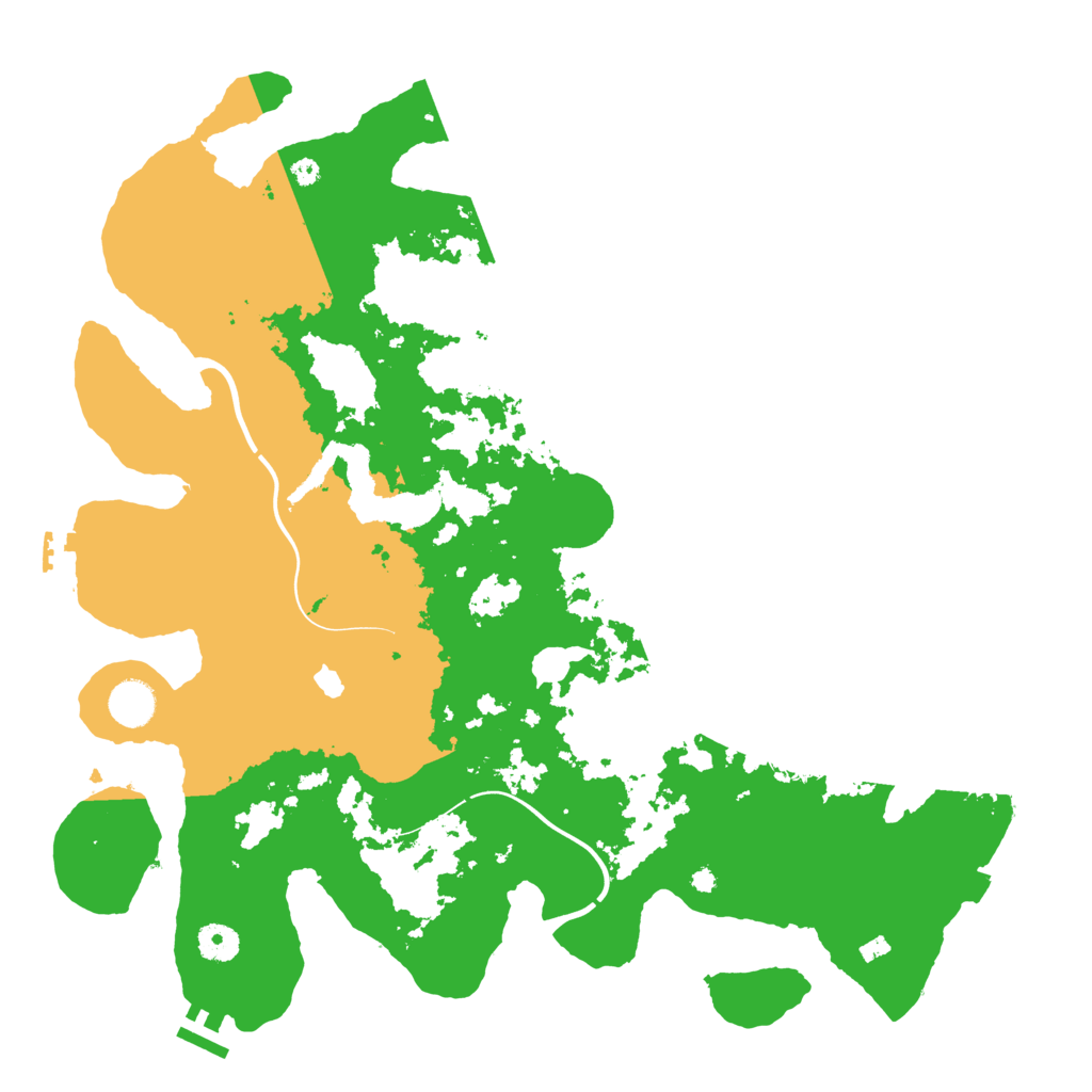 Biome Rust Map: Procedural Map, Size: 4096, Seed: 1432170502