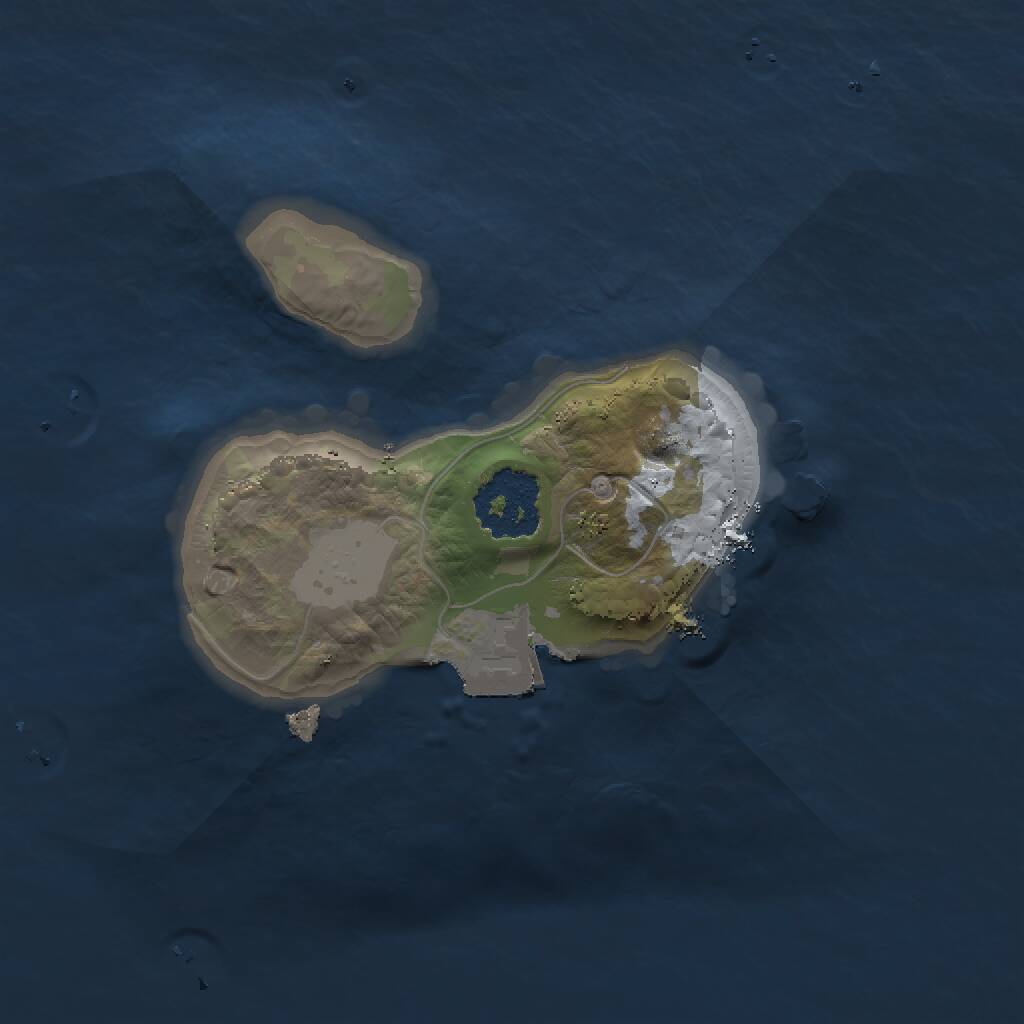 Rust Map: Procedural Map, Size: 1500, Seed: 1554326, 1 Monuments