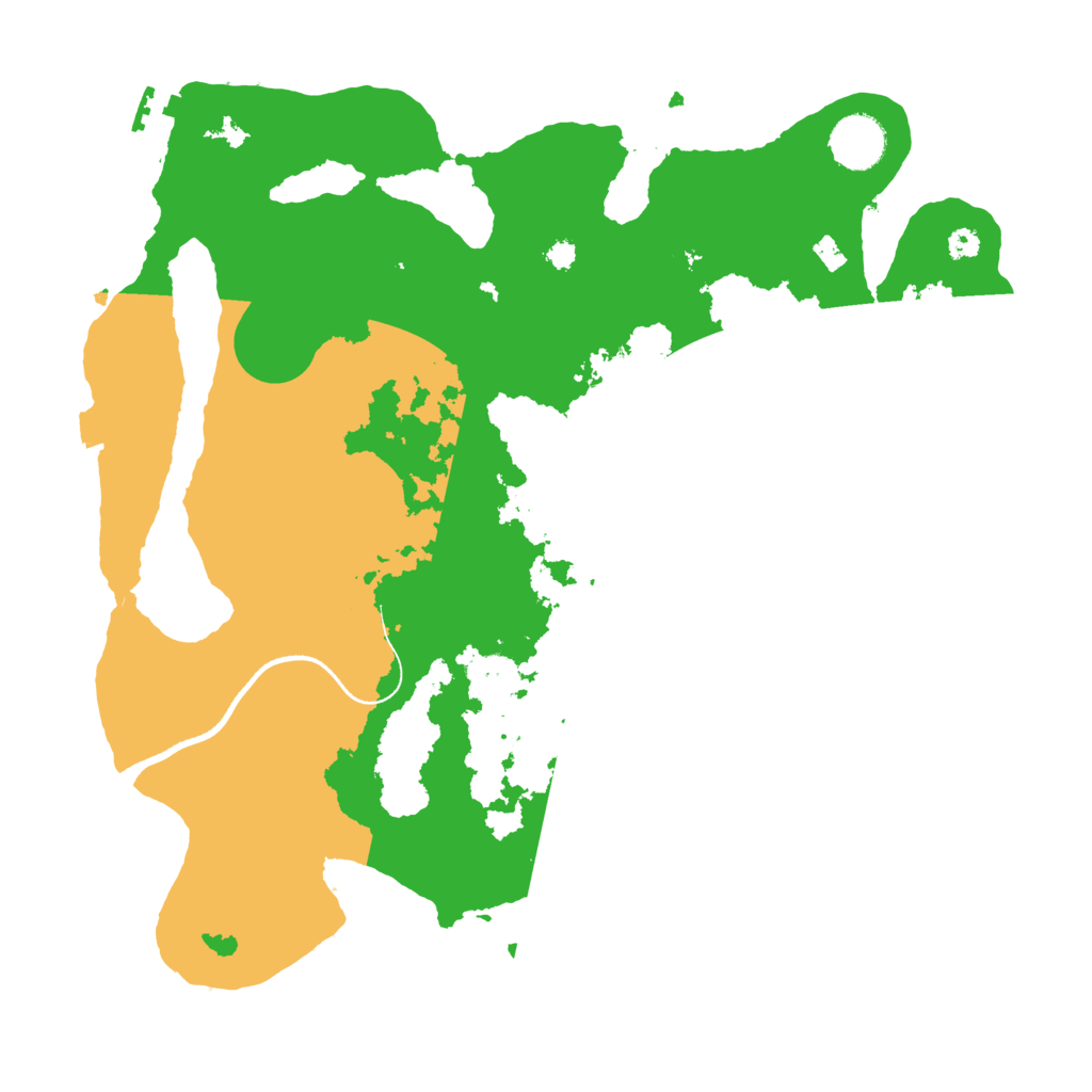 Biome Rust Map: Procedural Map, Size: 3500, Seed: 875470405