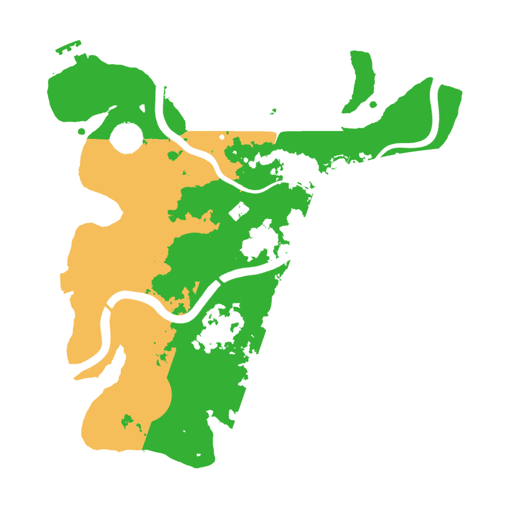 Biome Rust Map: Procedural Map, Size: 3000, Seed: 680648441