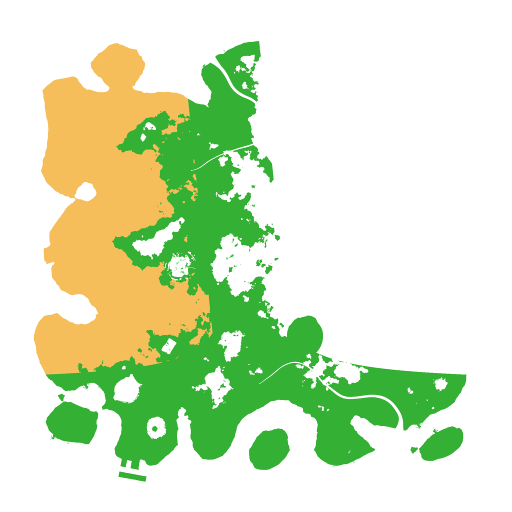 Biome Rust Map: Procedural Map, Size: 3750, Seed: 54321845