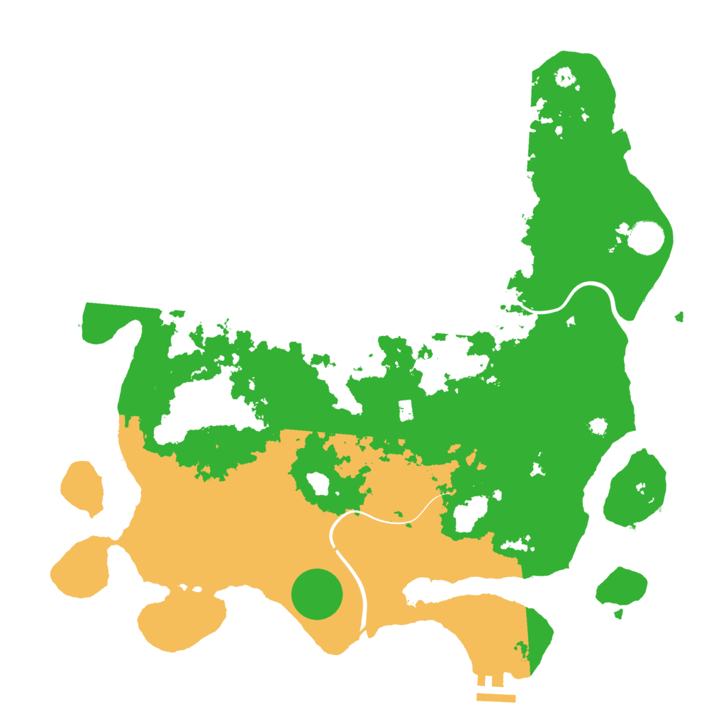 Biome Rust Map: Procedural Map, Size: 3750, Seed: 1545877050