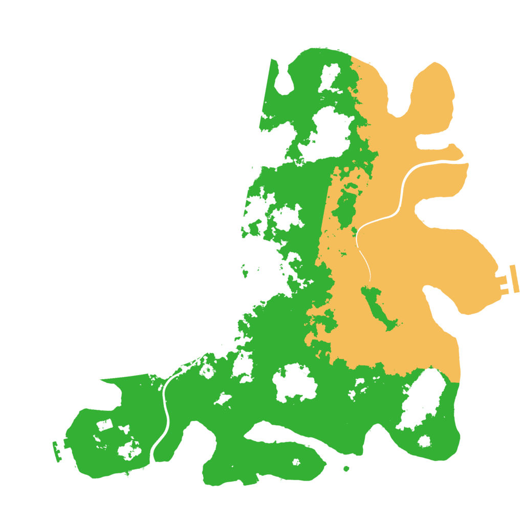 Biome Rust Map: Procedural Map, Size: 3800, Seed: 170000