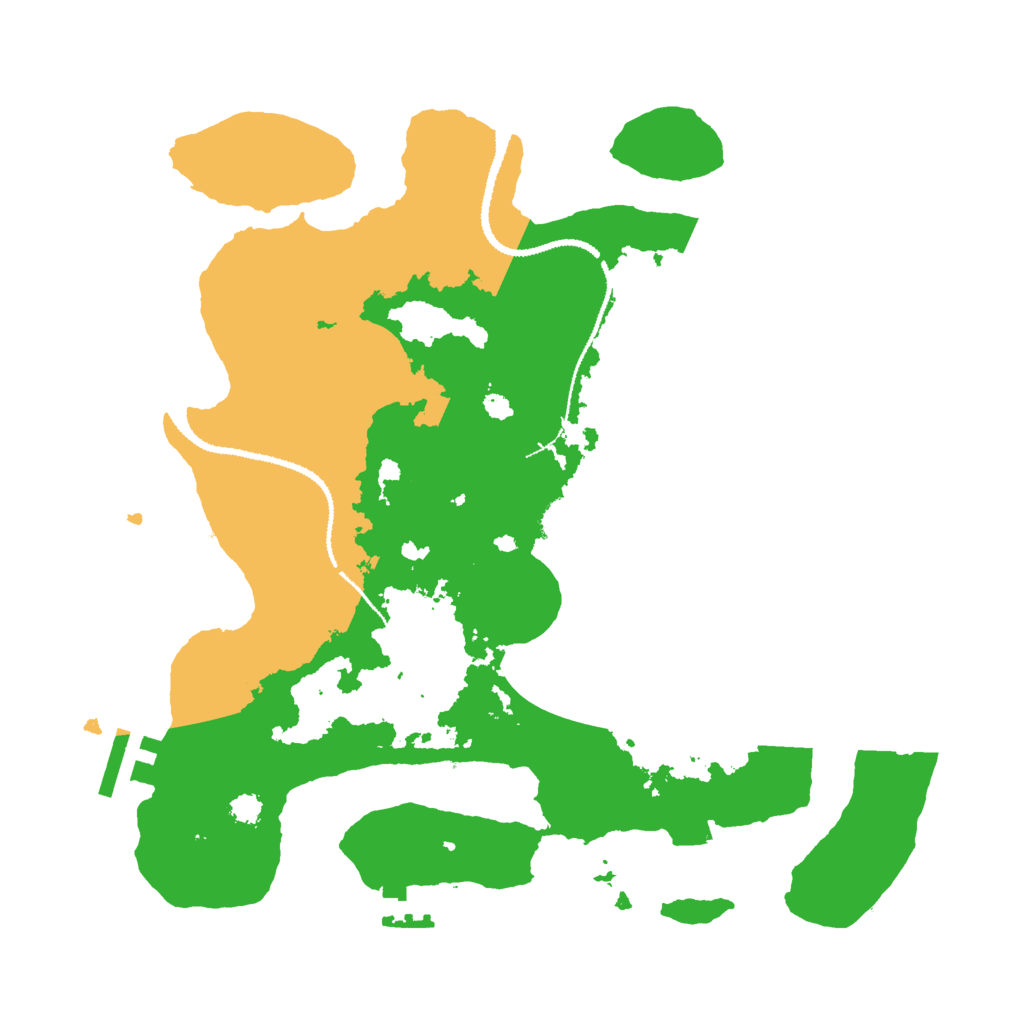 Biome Rust Map: Procedural Map, Size: 3000, Seed: 85541064