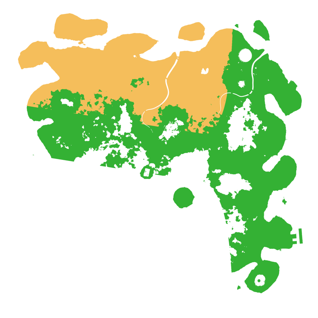 Biome Rust Map: Procedural Map, Size: 4250, Seed: 1226847875