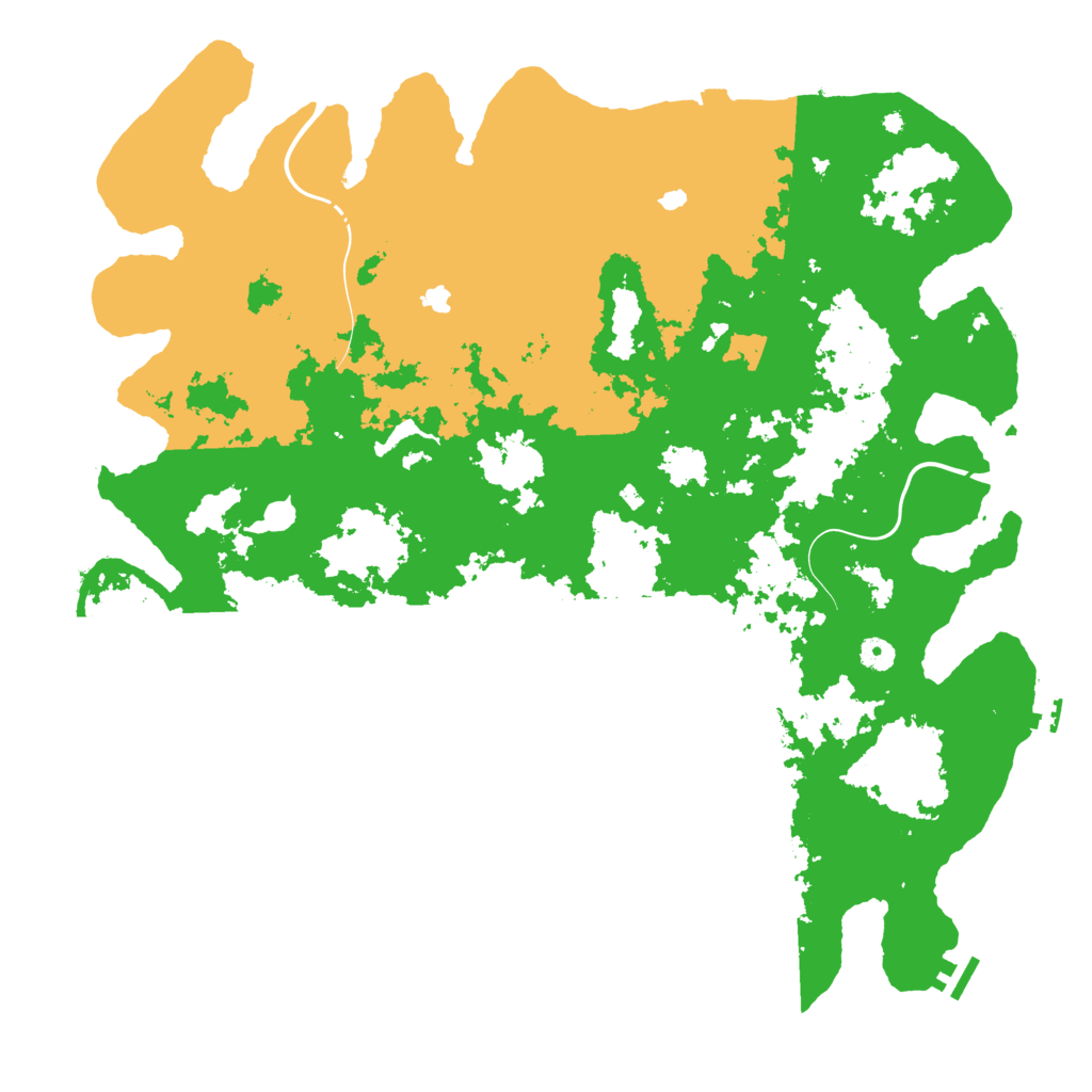 Biome Rust Map: Procedural Map, Size: 4800, Seed: 300666536