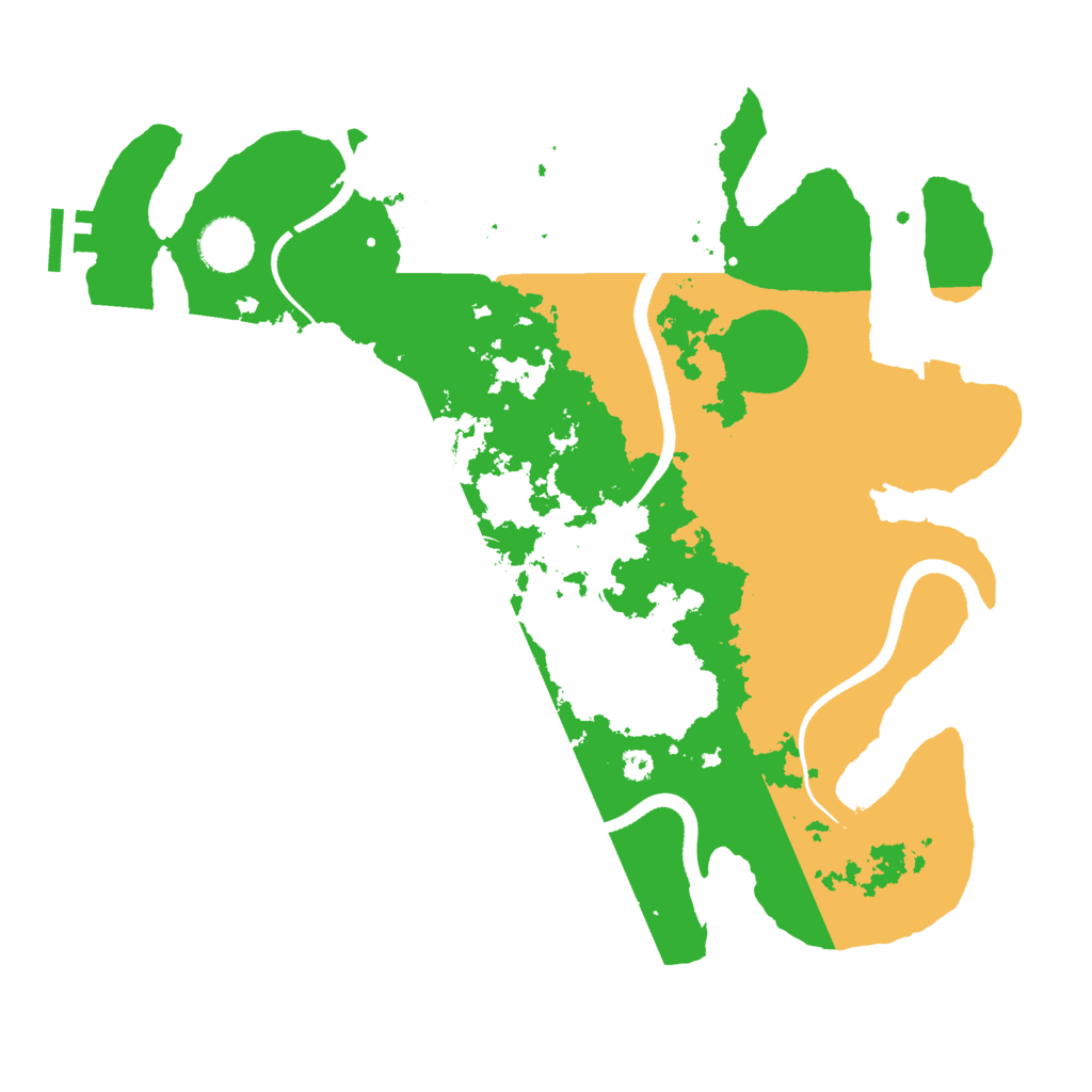 Biome Rust Map: Procedural Map, Size: 3500, Seed: 738730327