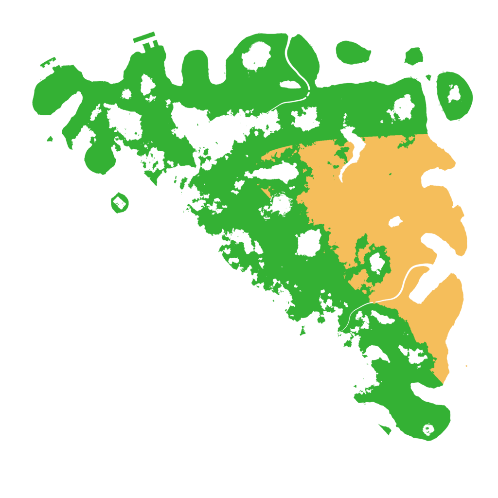 Biome Rust Map: Procedural Map, Size: 4500, Seed: 991490143