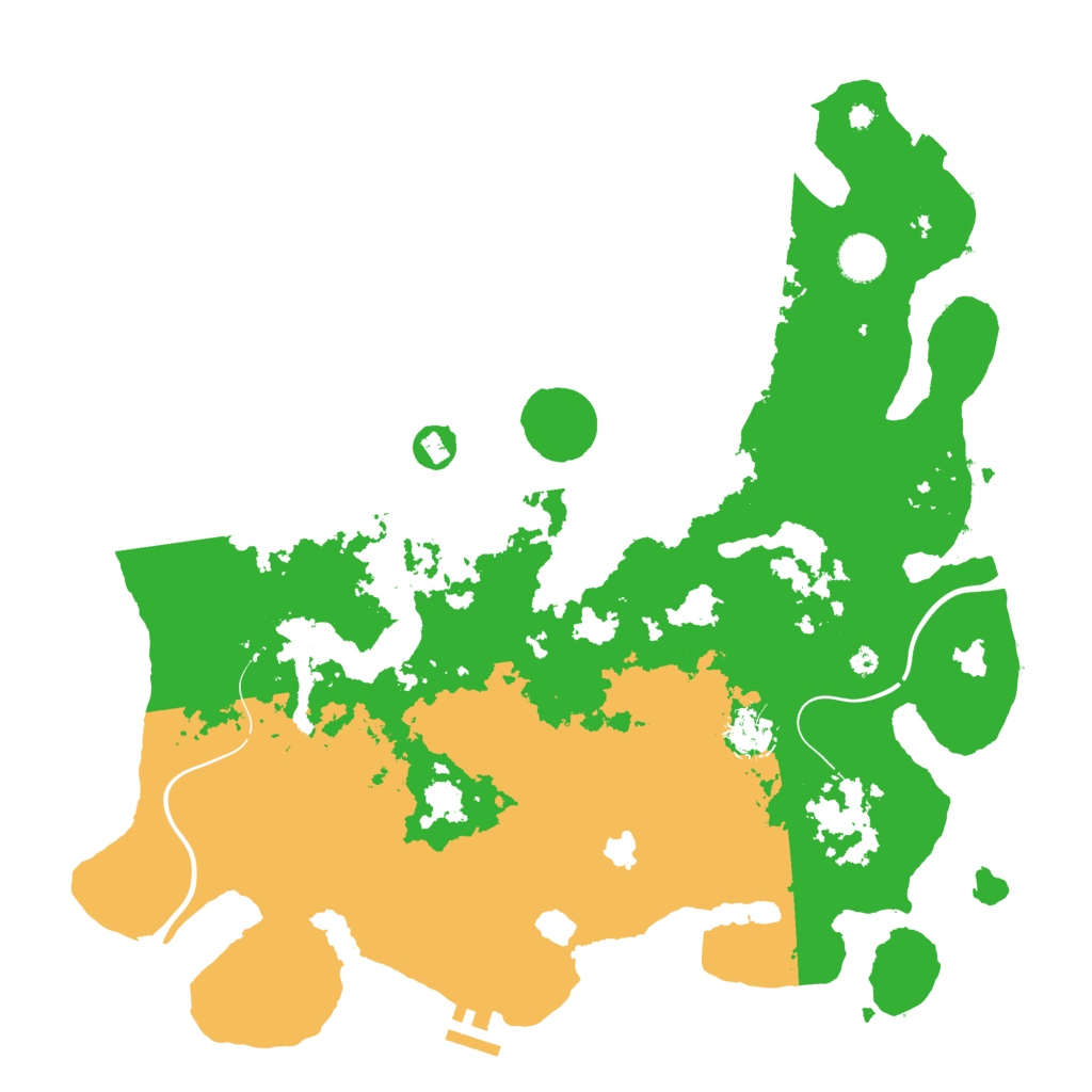 Biome Rust Map: Procedural Map, Size: 4000, Seed: 1477587031