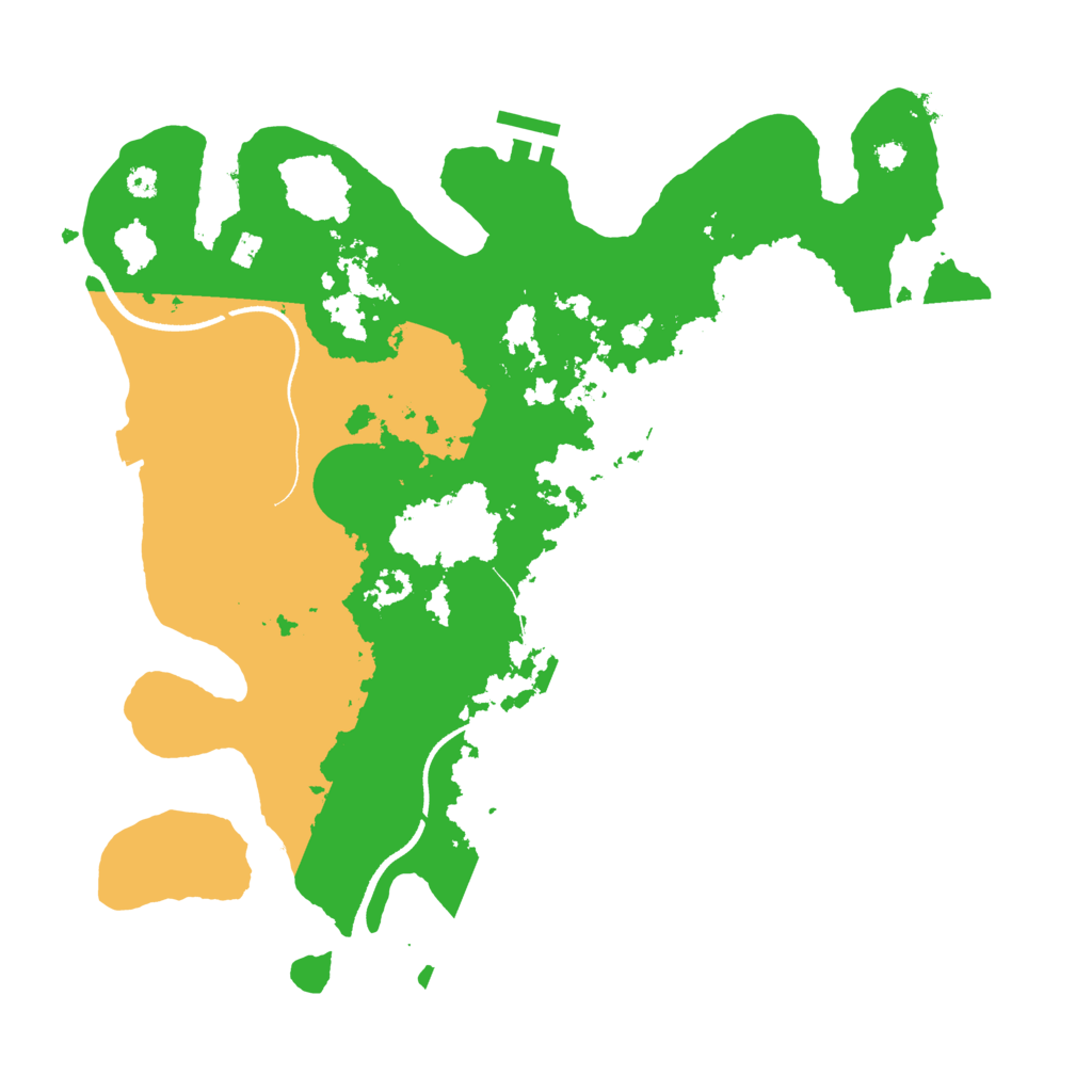 Biome Rust Map: Procedural Map, Size: 3500, Seed: 1349159589