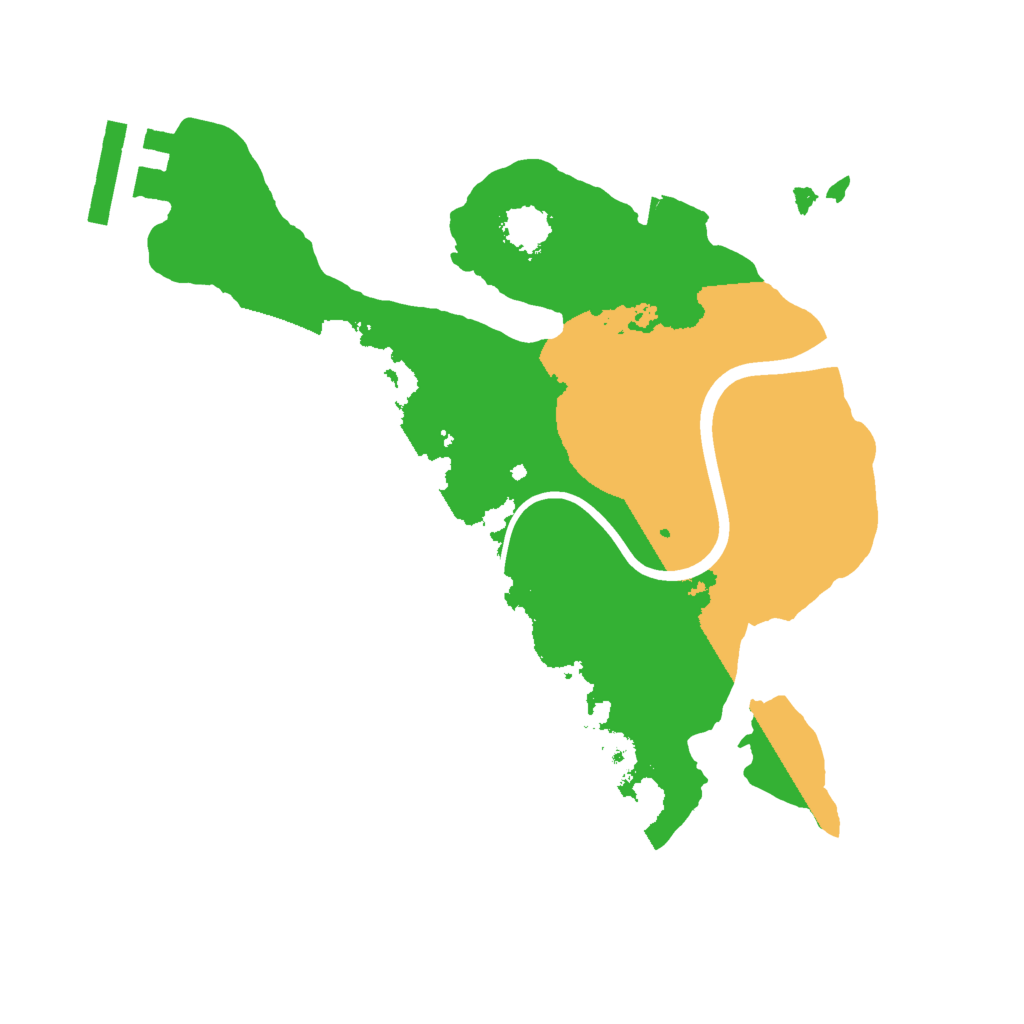 Biome Rust Map: Procedural Map, Size: 2000, Seed: 1548403226