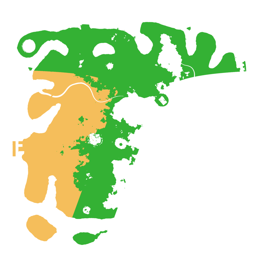Biome Rust Map: Procedural Map, Size: 3500, Seed: 547365698