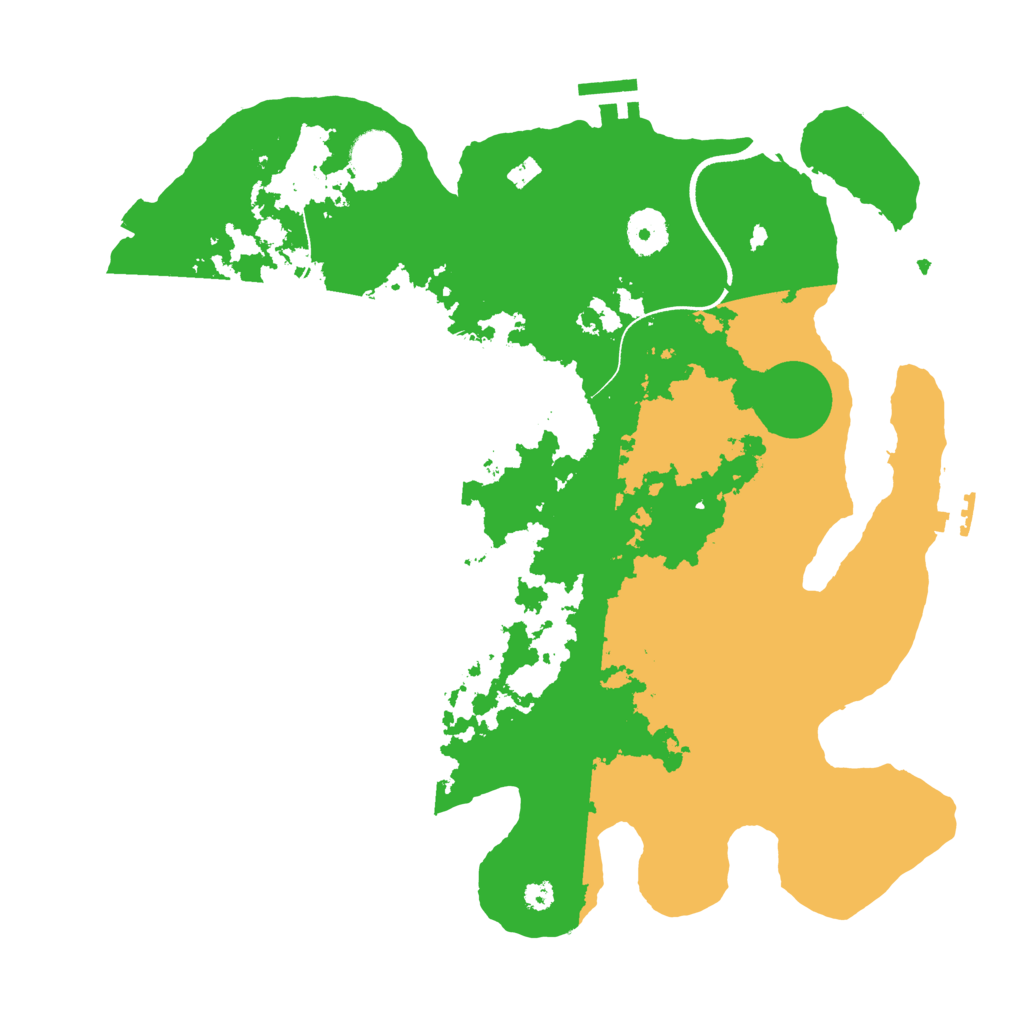 Biome Rust Map: Procedural Map, Size: 3500, Seed: 1531552164