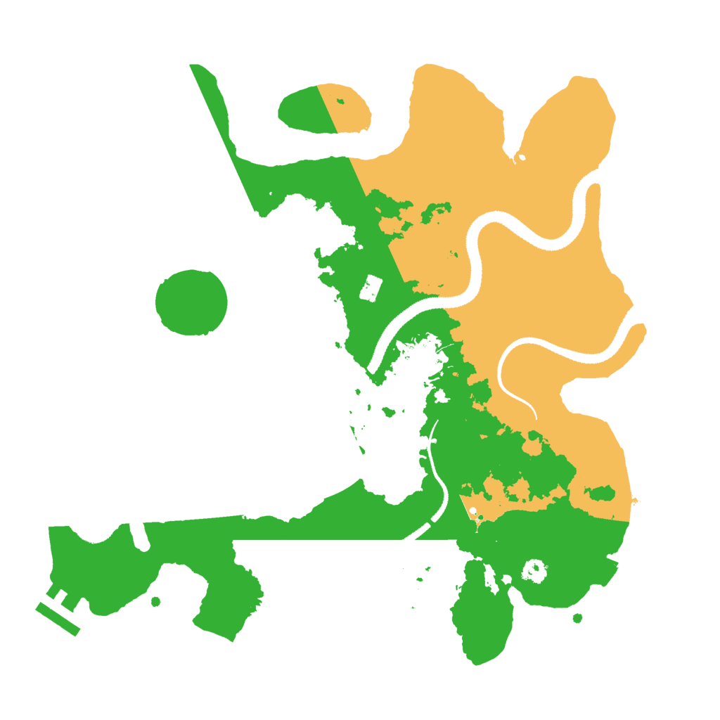 Biome Rust Map: Procedural Map, Size: 3000, Seed: 784623